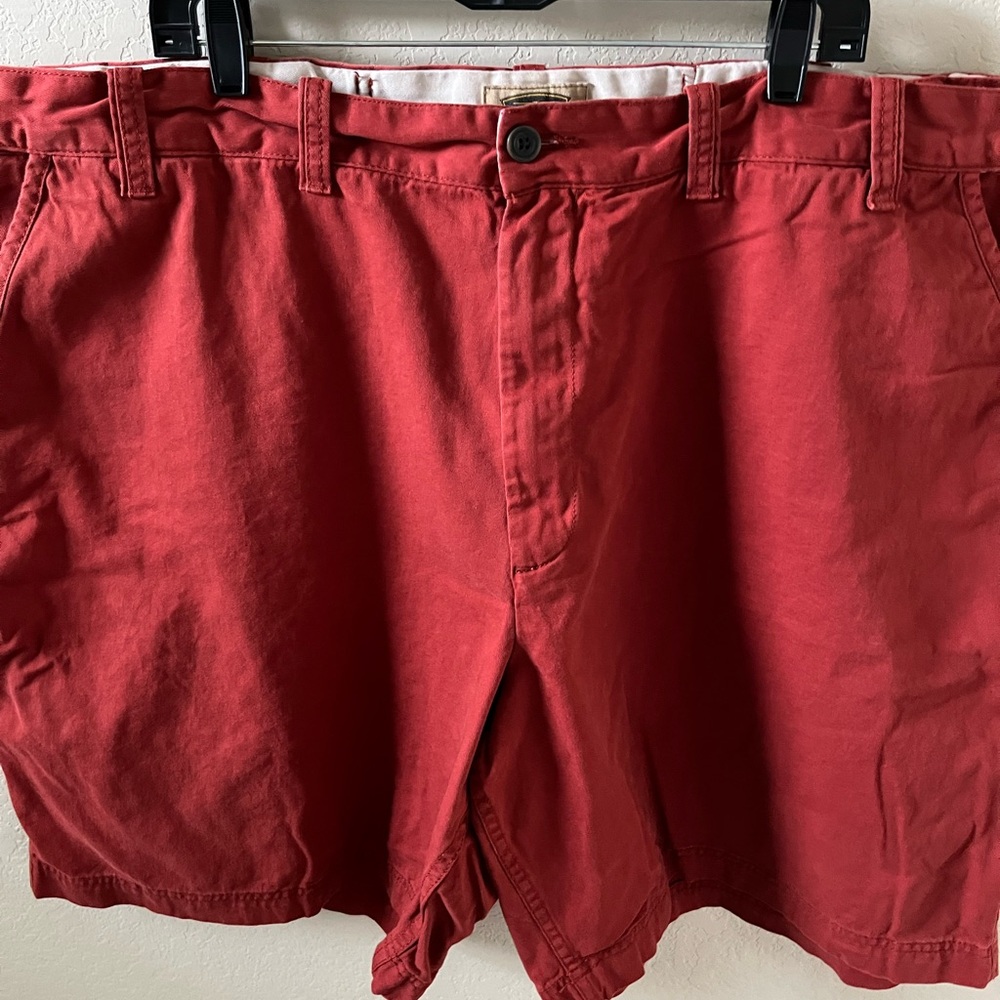 The Foundry Supply Co Chino Pants | Waist 48 | Red | 100% Cotton - Picture 2 of 13